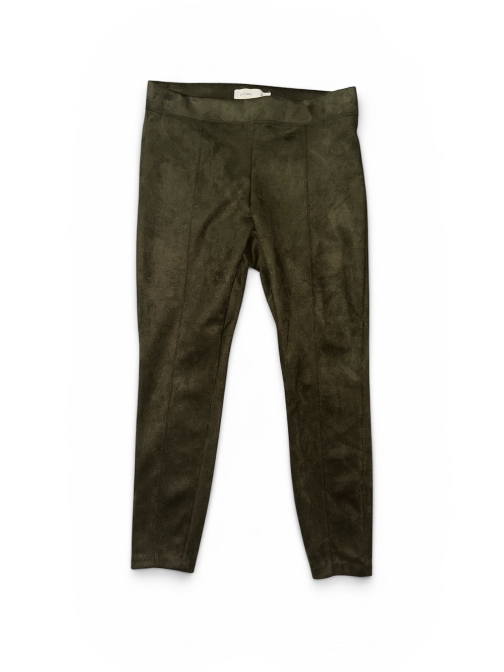 Old Navy Stevie Faux Suede Leggings in Olive Green NWT Winter Casual Pants NEW